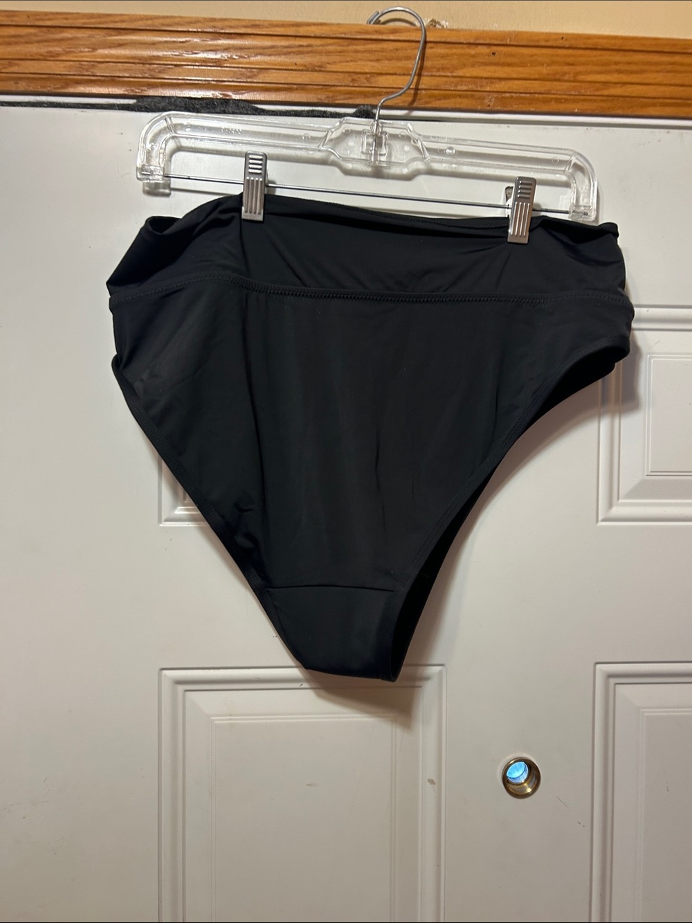 Knix Black High-Waist Swim Bottoms XL